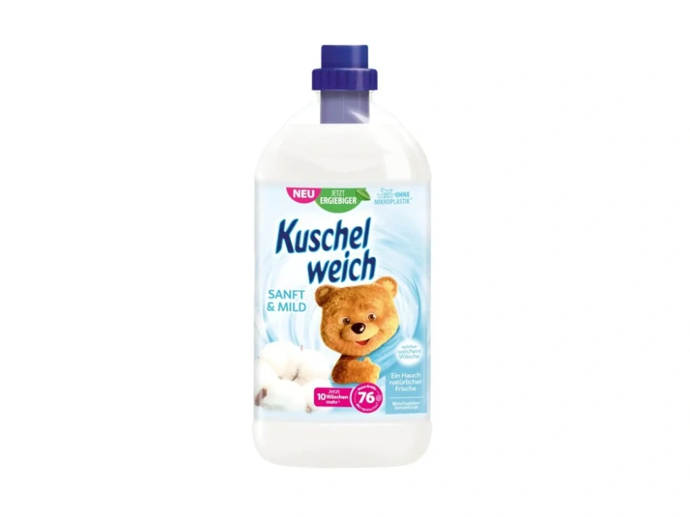 Kuschelweich aviváž Sanft mild pro citlivou pokožku 1 l, 38 PD - originál z Německa