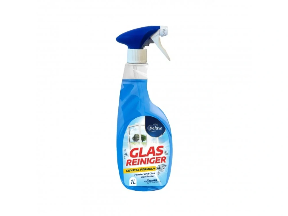 Deluxe Glas Reiniger Nano Crystal 1L - čistič skel s rozprašovačem