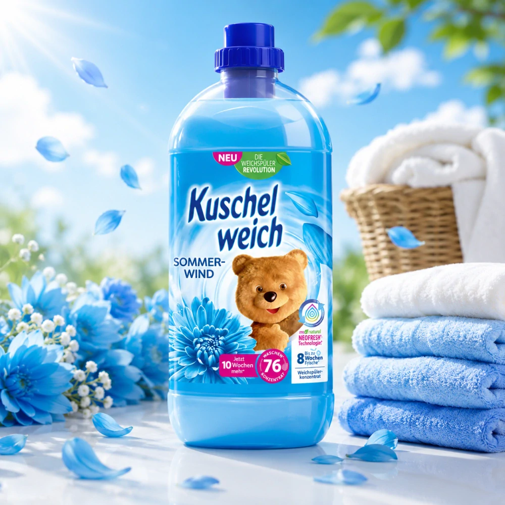 Kuschelweich Aviváž s vůní letního vánku 76 dávek, 2 l