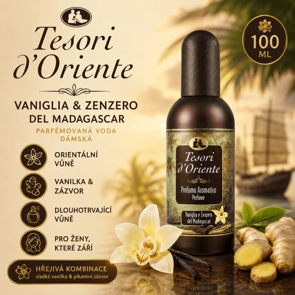 Tesori d'Oriente Vaniglia & Zenzero parfémovaná voda dámská 100 ml
