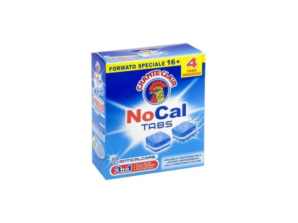 Chanteclair tablety do pračky proti vodnímu kameni NoCal Tabs 16+4ks - originál z Německa