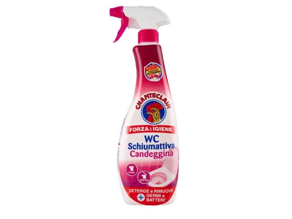 Chanteclair WC čistič - hygienický pěnový čistič 625 ml