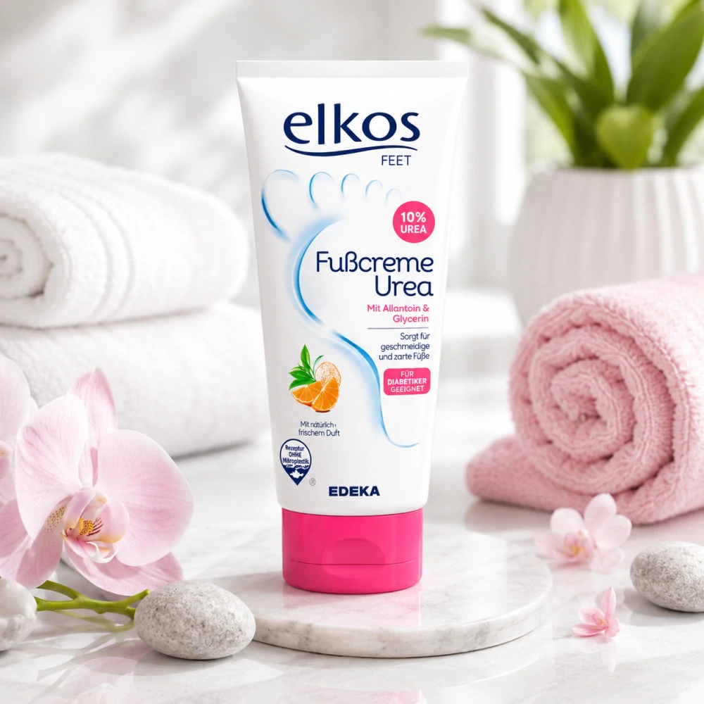 Elkos pečující krém na nohy s ureou 100 ml