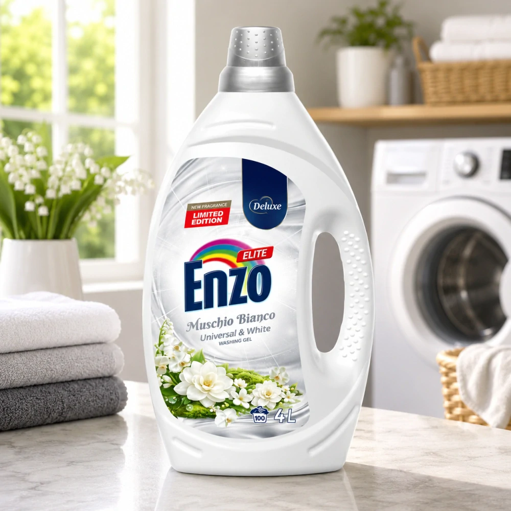 Enzo gel na praní 4L 6in1 Elite Universal Muschio Bianco - 100 PD
