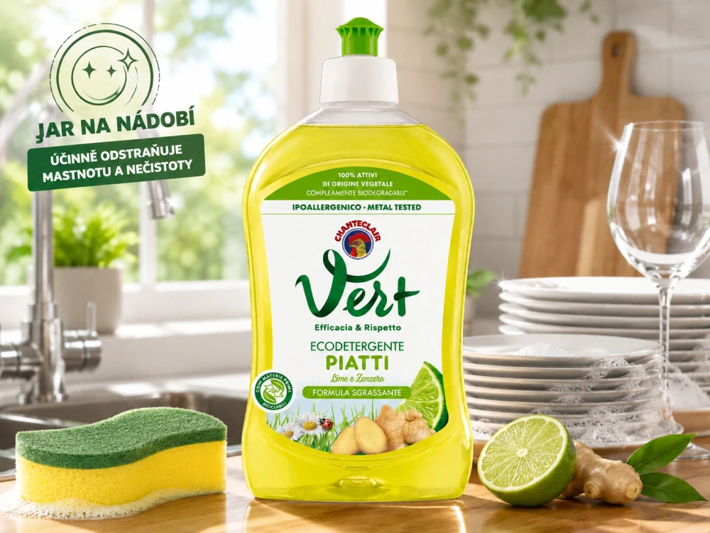 Chanteclair gel na mytí nádobí Piatti limetka a zázvor 500 ml
