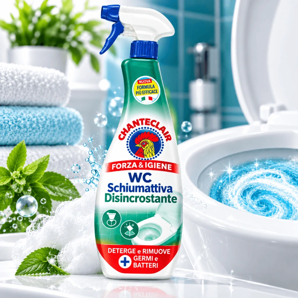 Chanteclair Schiumattiva Disincrostante WC čistič s aktivní pěnou 625 ml