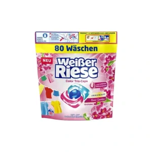 Weisser Riese Color Orchidee TRIO-Caps prací kapsle na barevné prádlo 80 ks