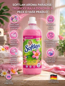 Softlan 3D Ultra Aroma Paradise Collection s vůní květin 31 PD - originál z Německa