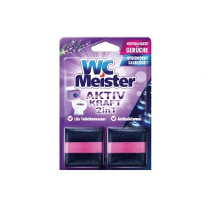 WC Meister kostka do splachovače 2x50g - vůně levandule