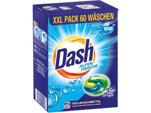 Dash XL Alpen Frische univerzální kapsle na praní 60 ks 