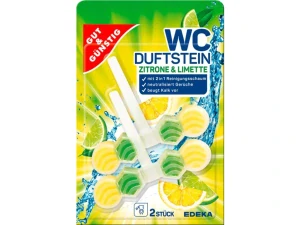G&G WC závěsný blok se svěží vůní citrónu a limetky 2 x 48 g