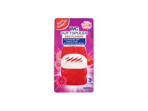 G&G WC závěsný tekutý blok Red Flower 3 ks 165 ml